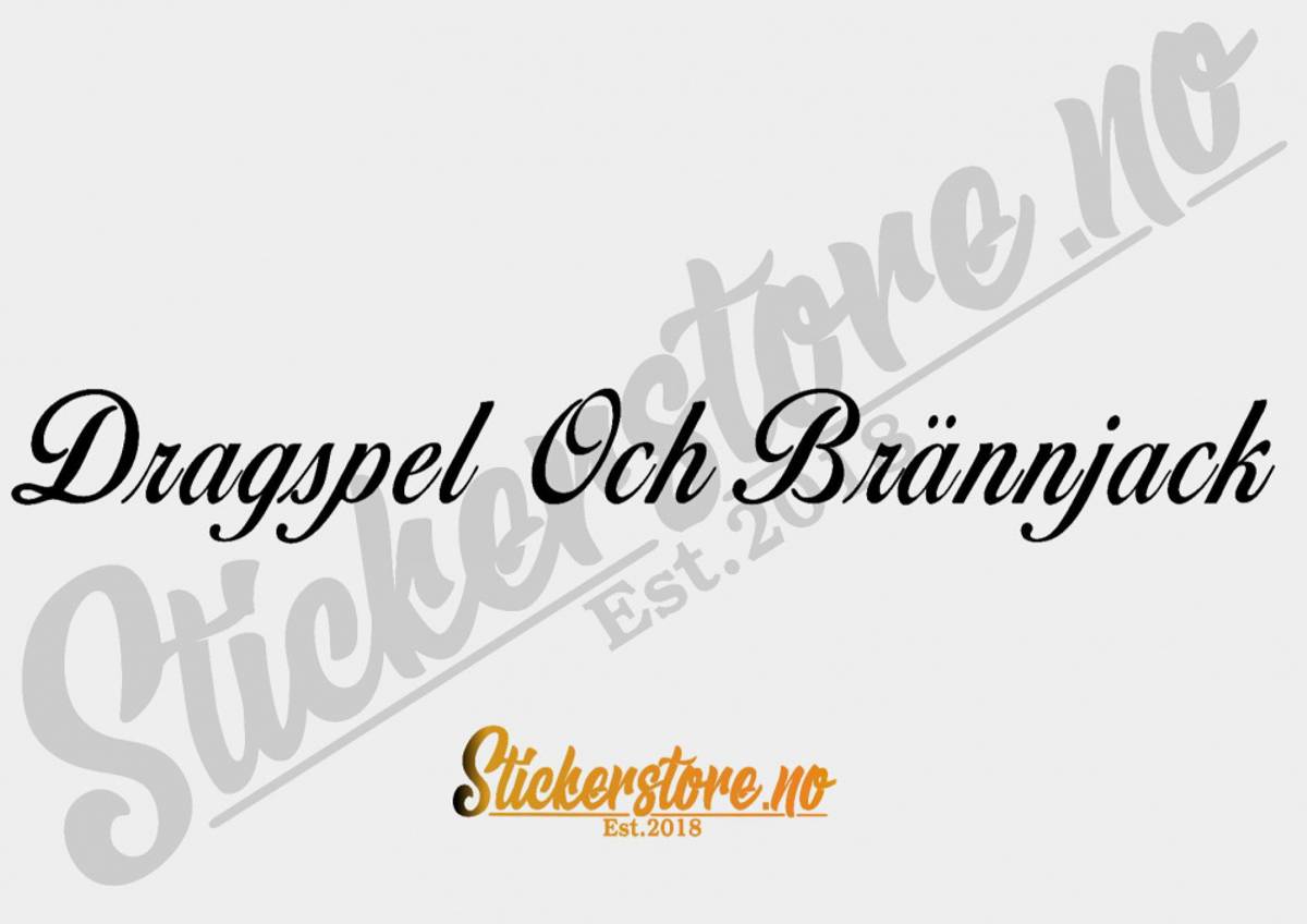 Dragspel Och Brännjack Streamer